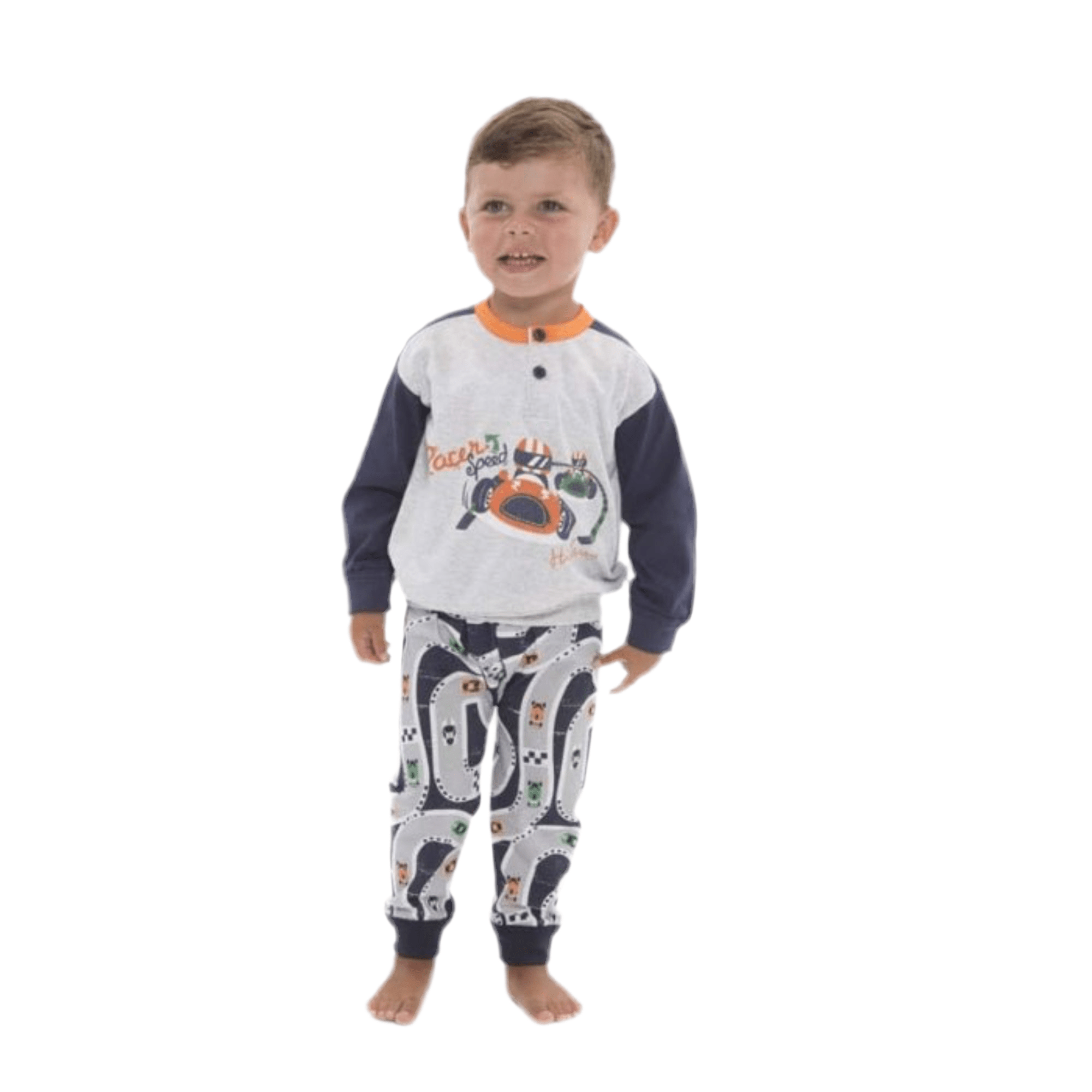 Pigiama Neonato Lungo in Cotone Jersey Gary Art.R10014 - Boutique dell'Intimo e del Neonato