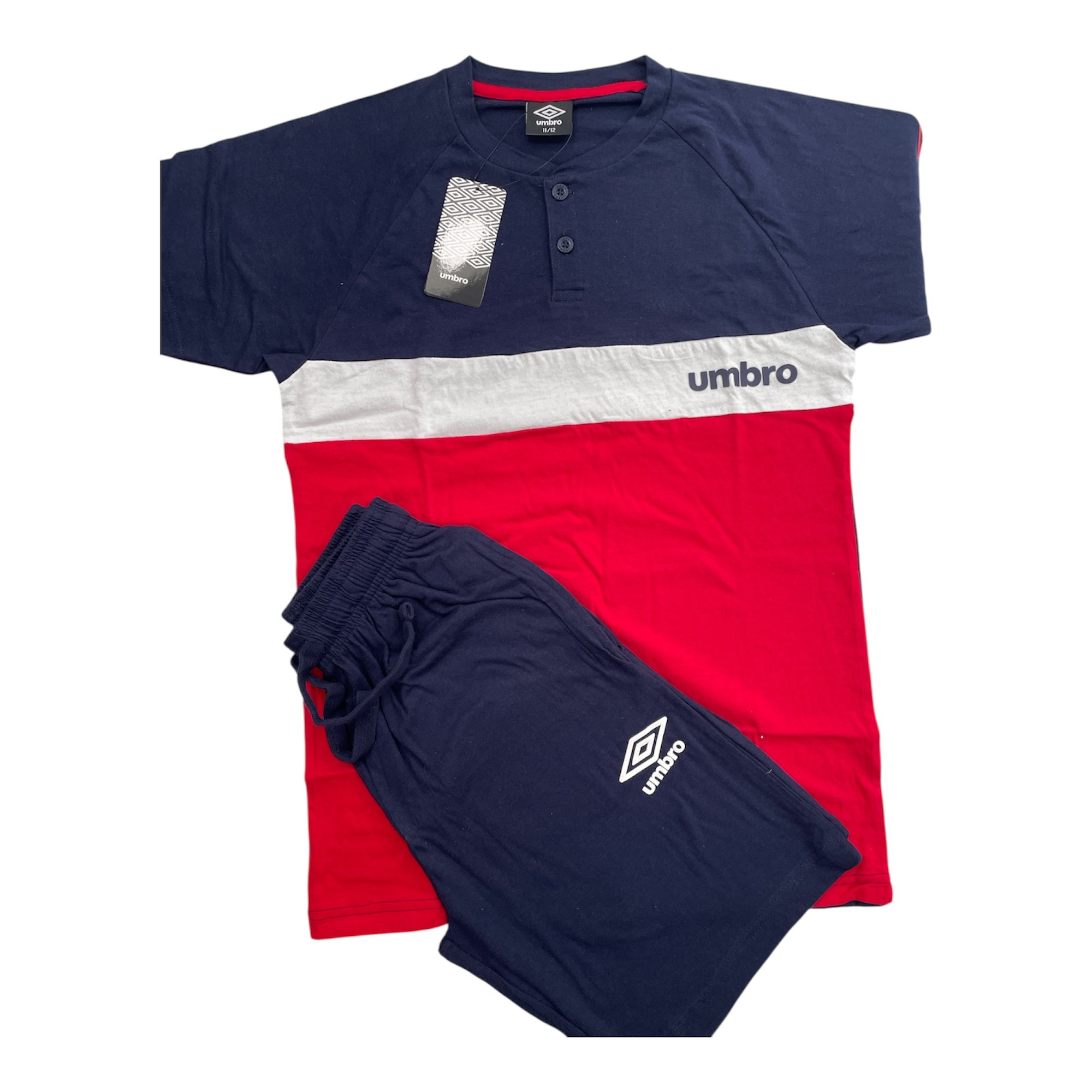 Pigiama Ragazzo Corto in Cotone Jersey Umbro Art.UPJ650295 - Boutique dell'Intimo e del Neonato