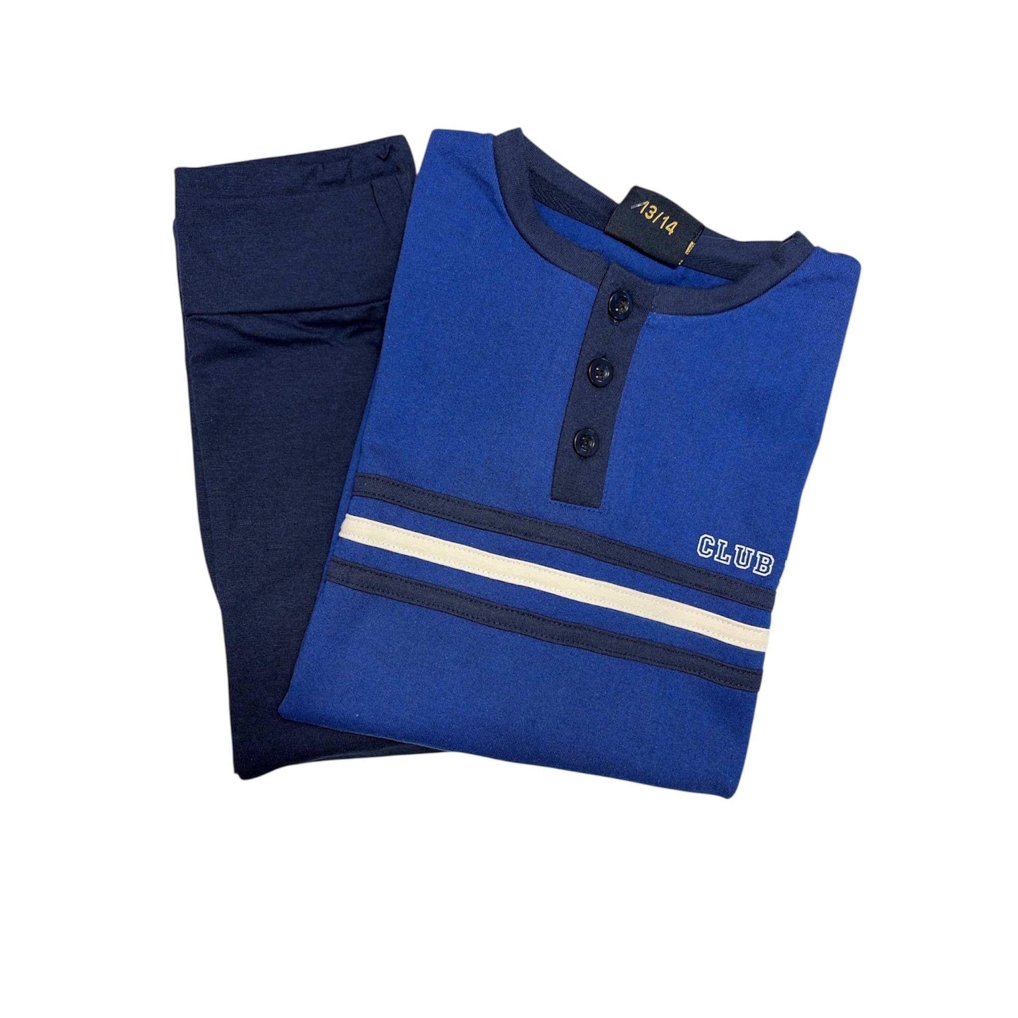 Pigiama Ragazzo in Cotone Interlock Serafino Emporio Art.EMSUI24 - Boutique dell'Intimo e del Neonato