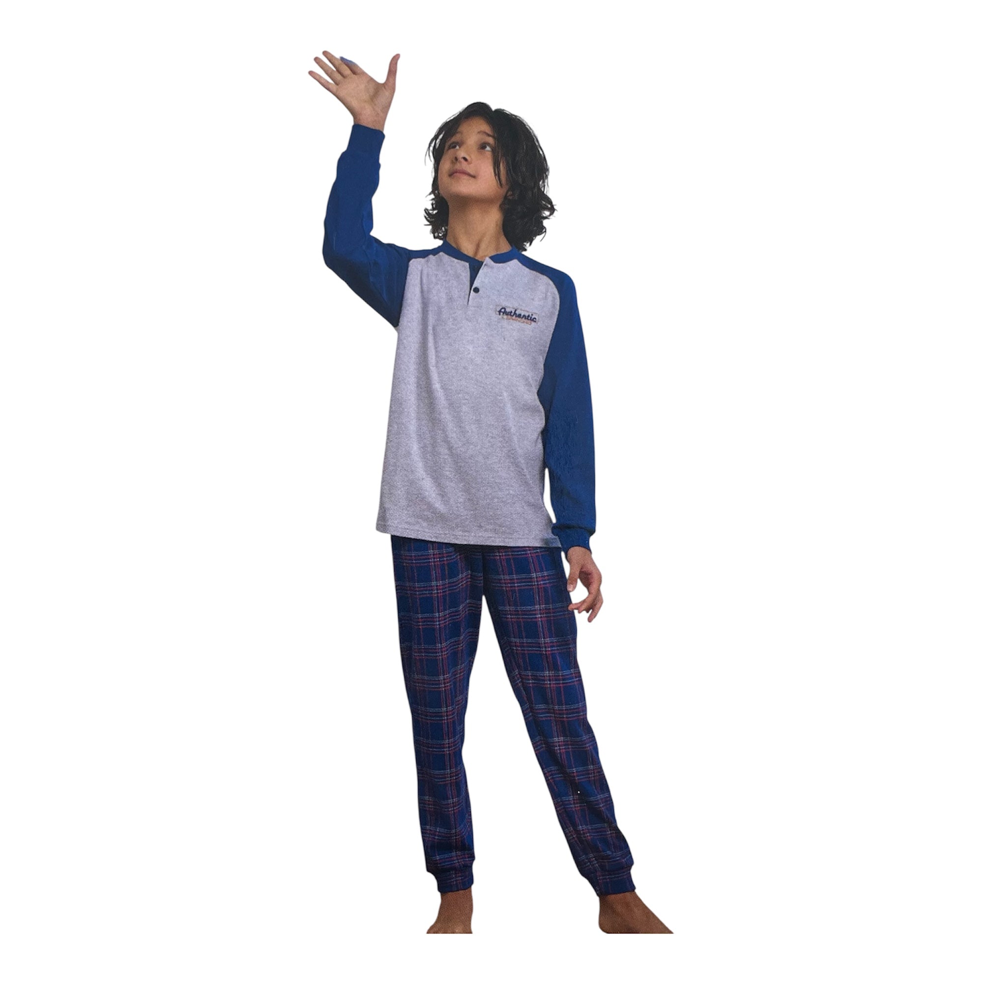 Pigiama Ragazzo Lungo in Cotone Interlock Serafino Il Granchio Art.GP4136 - Boutique dell'Intimo e del Neonato