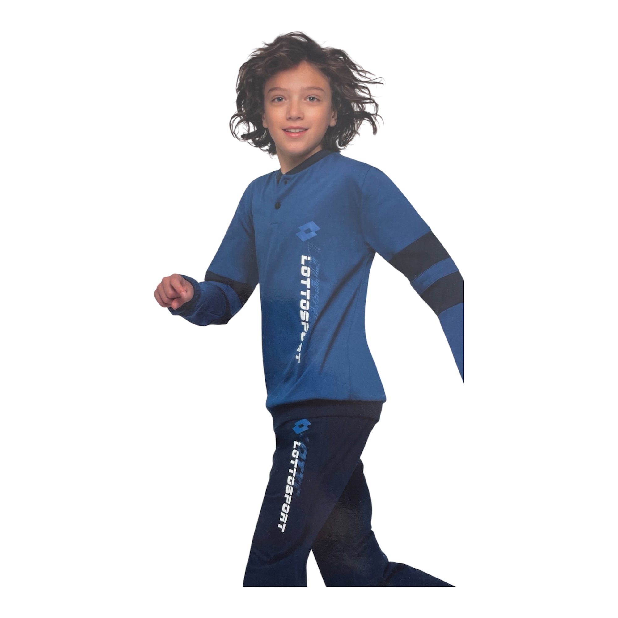 Pigiama Ragazzo Lungo in Cotone Jersey Lotto Art.LP4153 - Boutique dell'Intimo e del Neonato