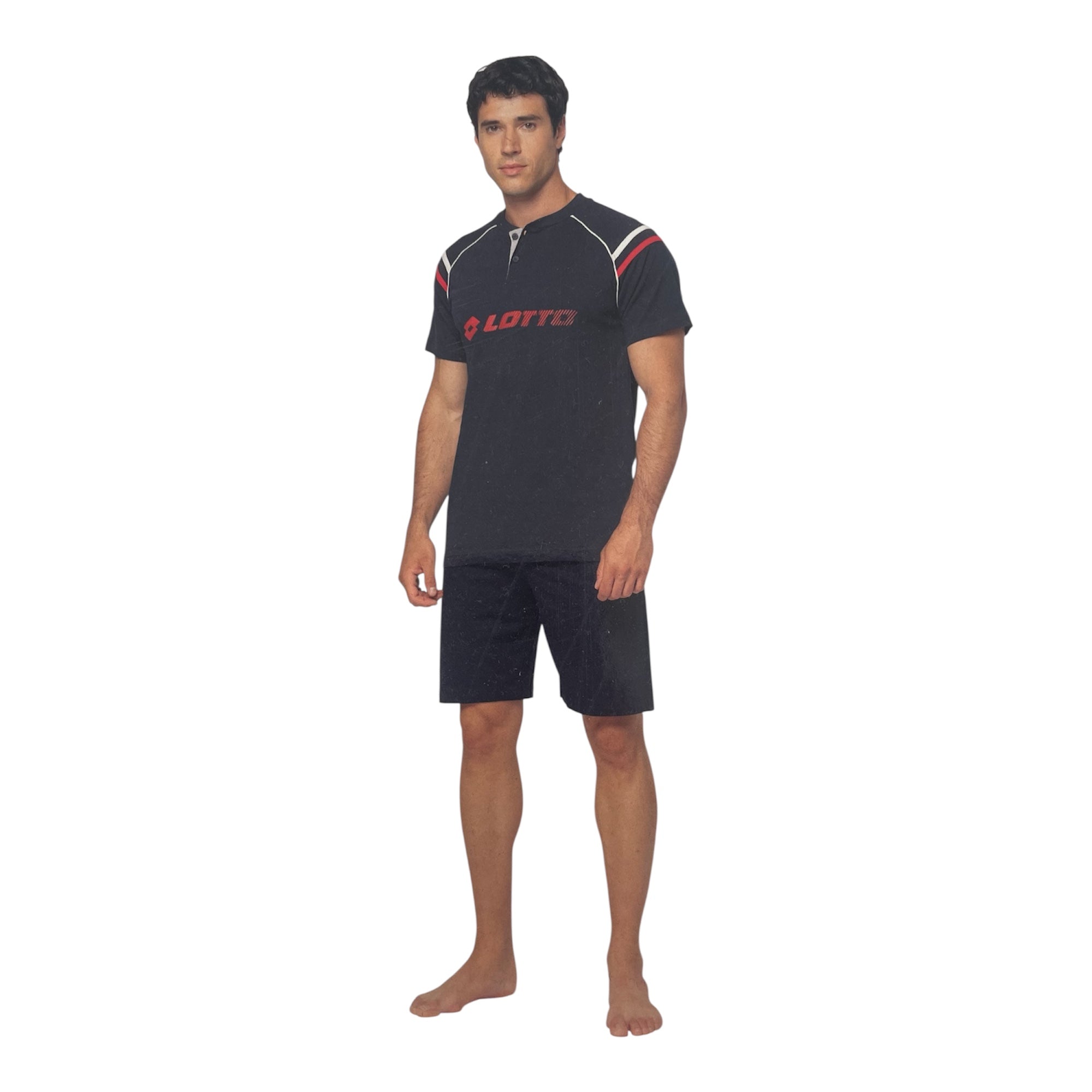 Pigiama Uomo Corto in Cotone Jersey Lotto Art. LP1192 - Boutique dell'Intimo e del Neonato