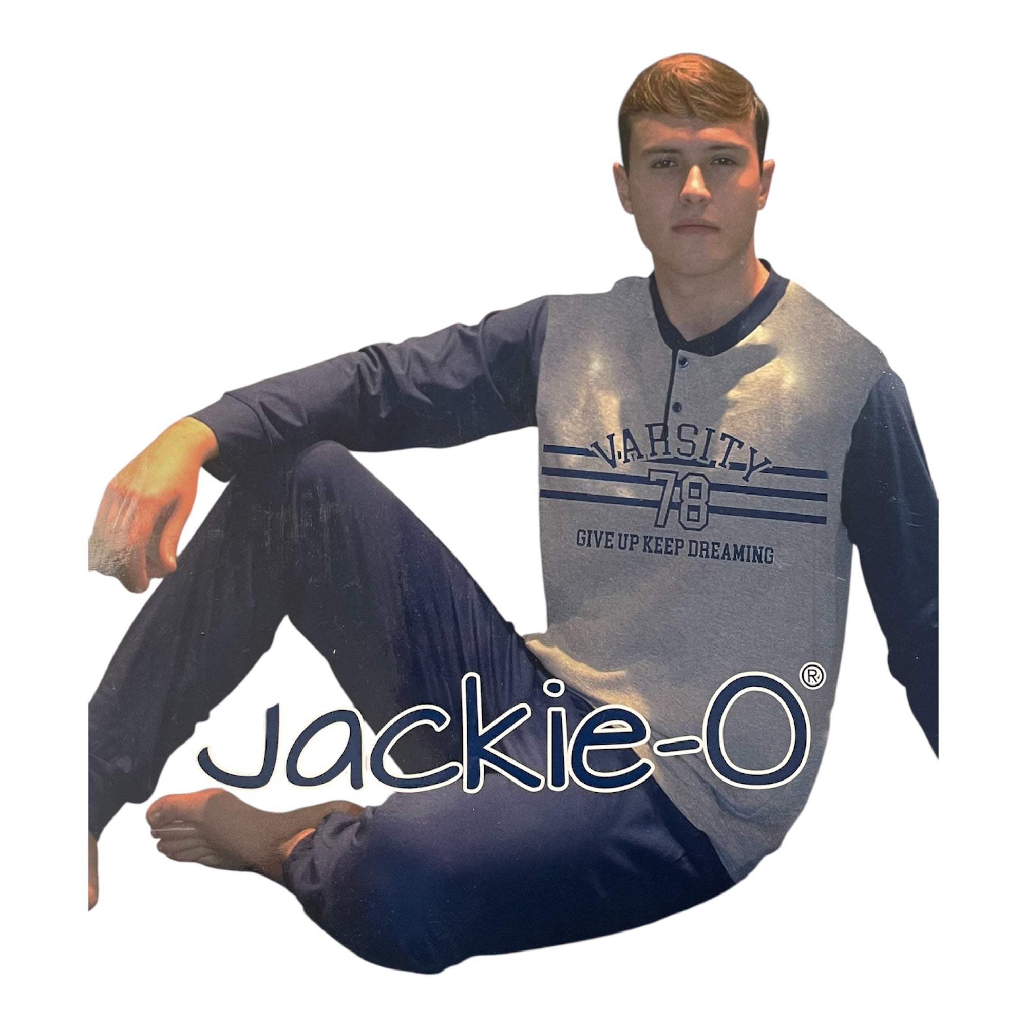 Pigiama Uomo Lungo in Cotone Jersey Jackie - O Art.JO011 - Boutique dell'Intimo e del Neonato