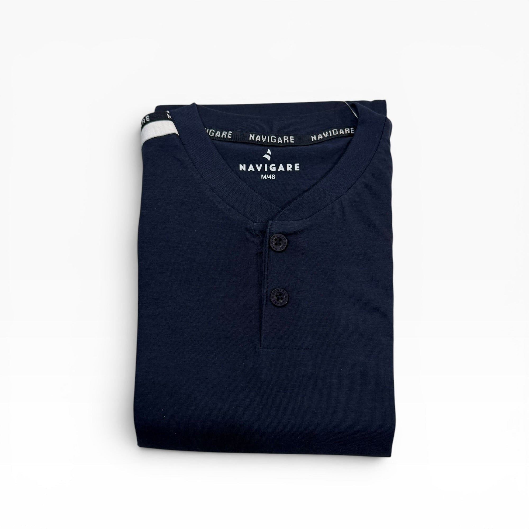 Pigiama Uomo Lungo in Cotone Jersey Serafino Navigare Art.141970 - Boutique dell'Intimo e del Neonato