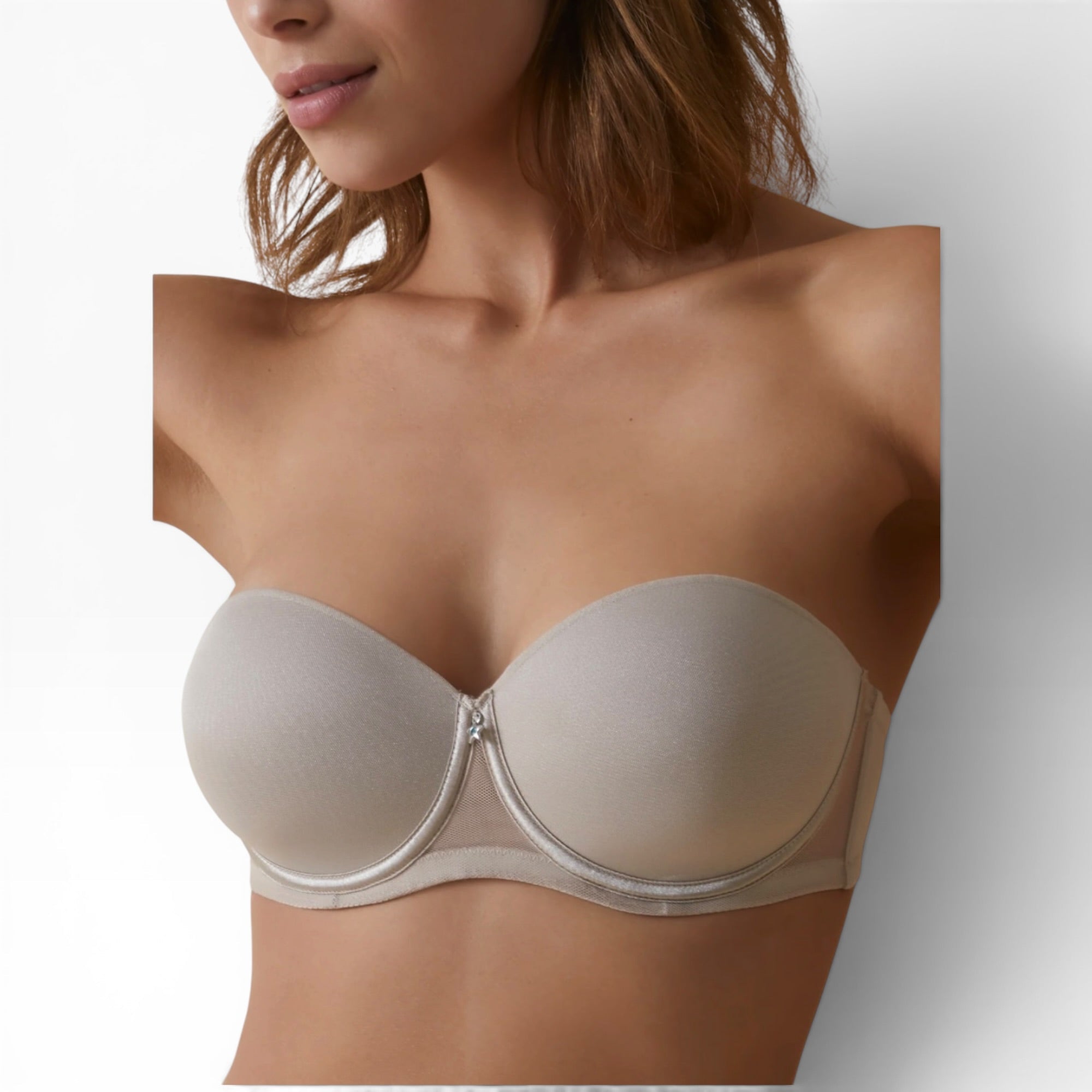 Reggiseno A Fascia Coppa C Coppa Preformata Selene Art.ESMERALDA - Boutique dell'Intimo e del Neonato