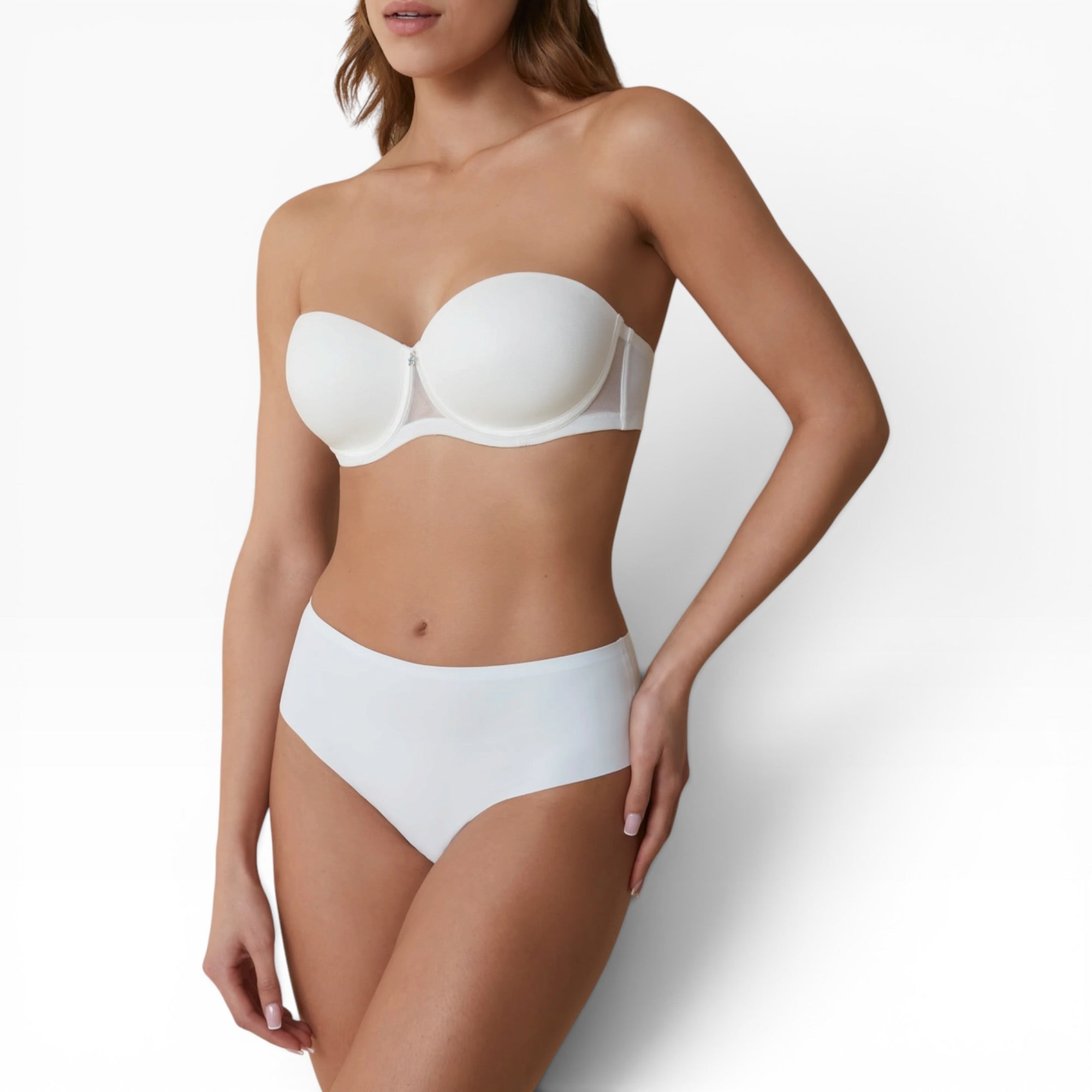 Reggiseno A Fascia Coppa C Coppa Preformata Selene Art.ESMERALDA - Boutique dell'Intimo e del Neonato