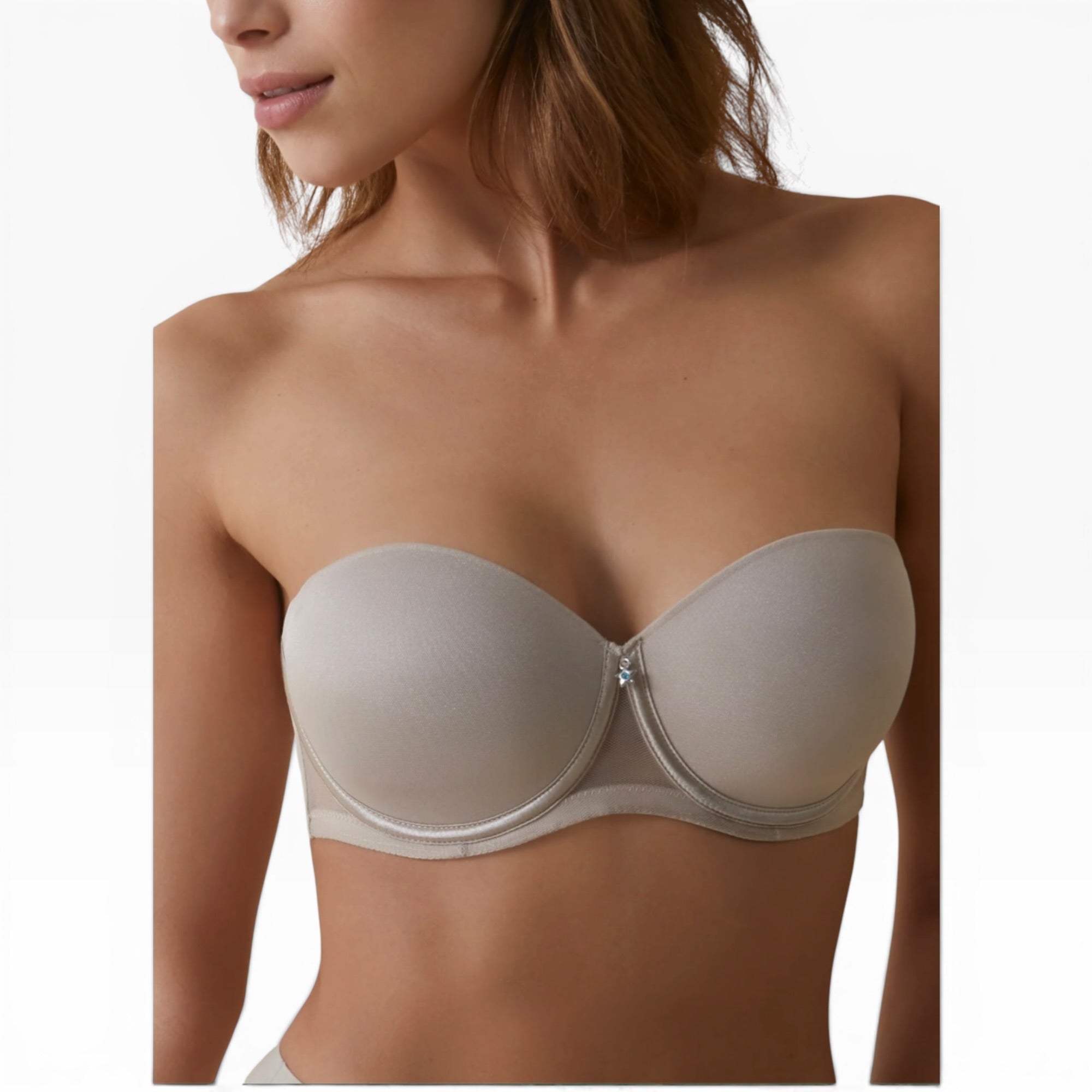 Reggiseno A Fascia Coppa C Coppa Preformata Selene Art.ESMERALDA - Boutique dell'Intimo e del Neonato