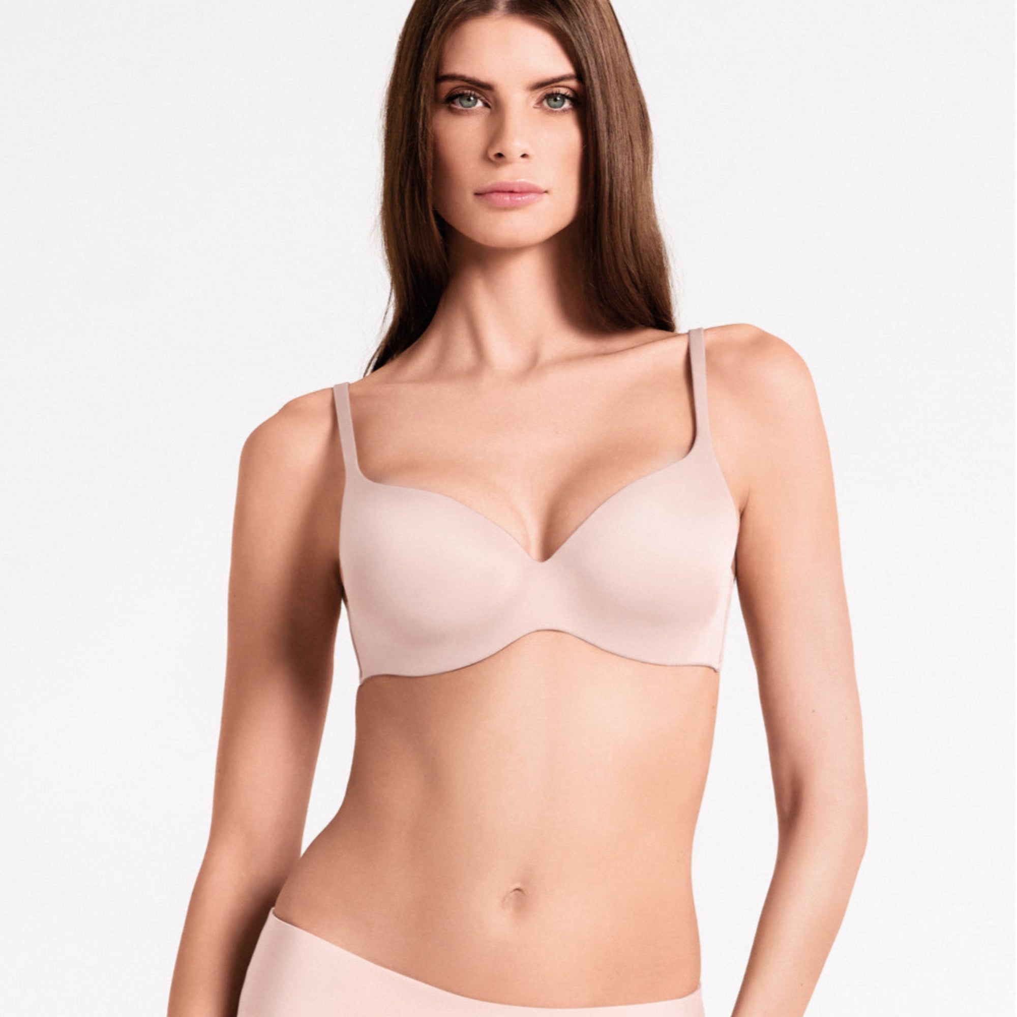 Reggiseno Balconcino Imbottito Coppa C Micro Effetto Seta Lormar Art.ONE 01432L - Boutique dell'Intimo e del Neonato