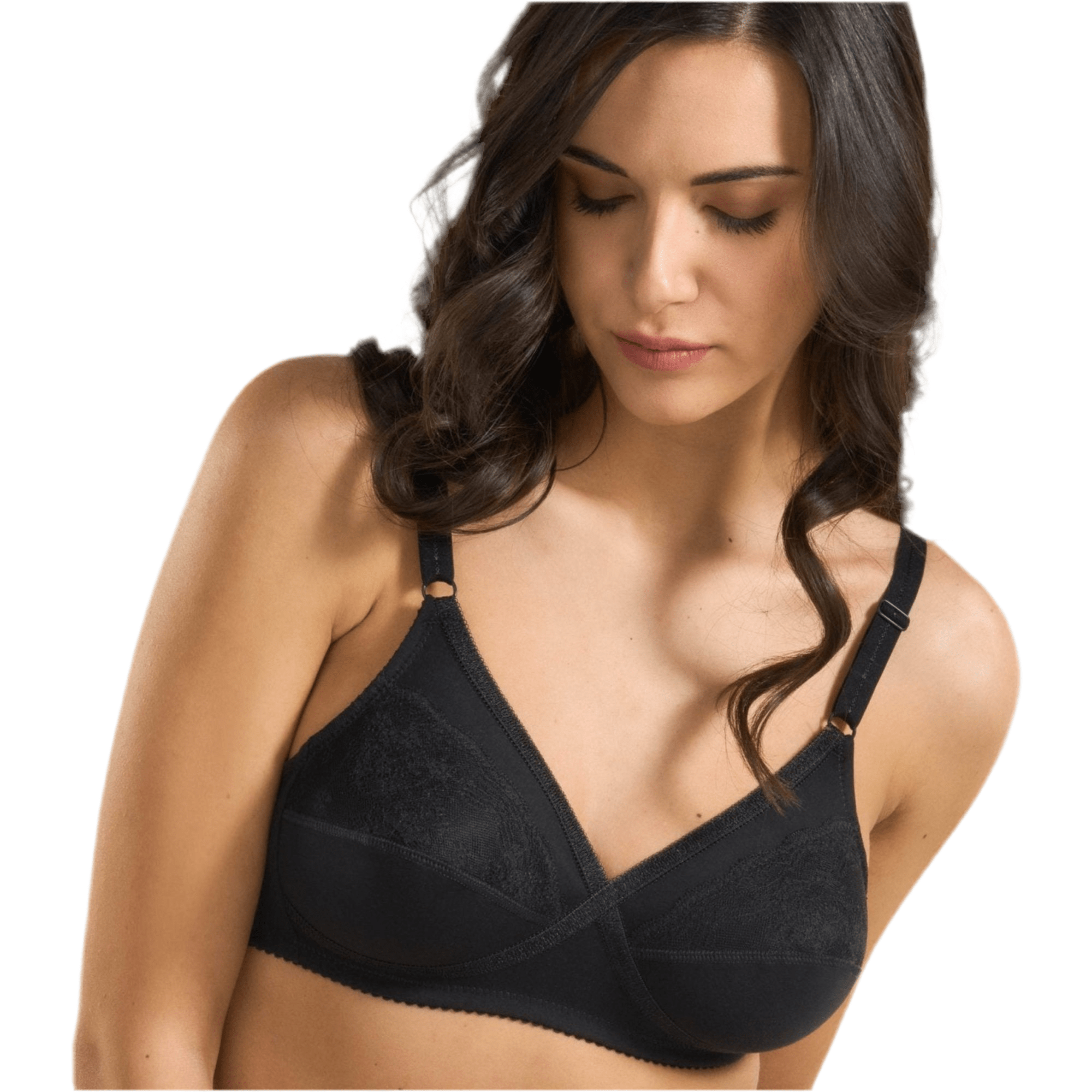 Reggiseno Coppa Morbida in Cotone con Pizzo Spiman Art.338 - Boutique dell'Intimo e del Neonato