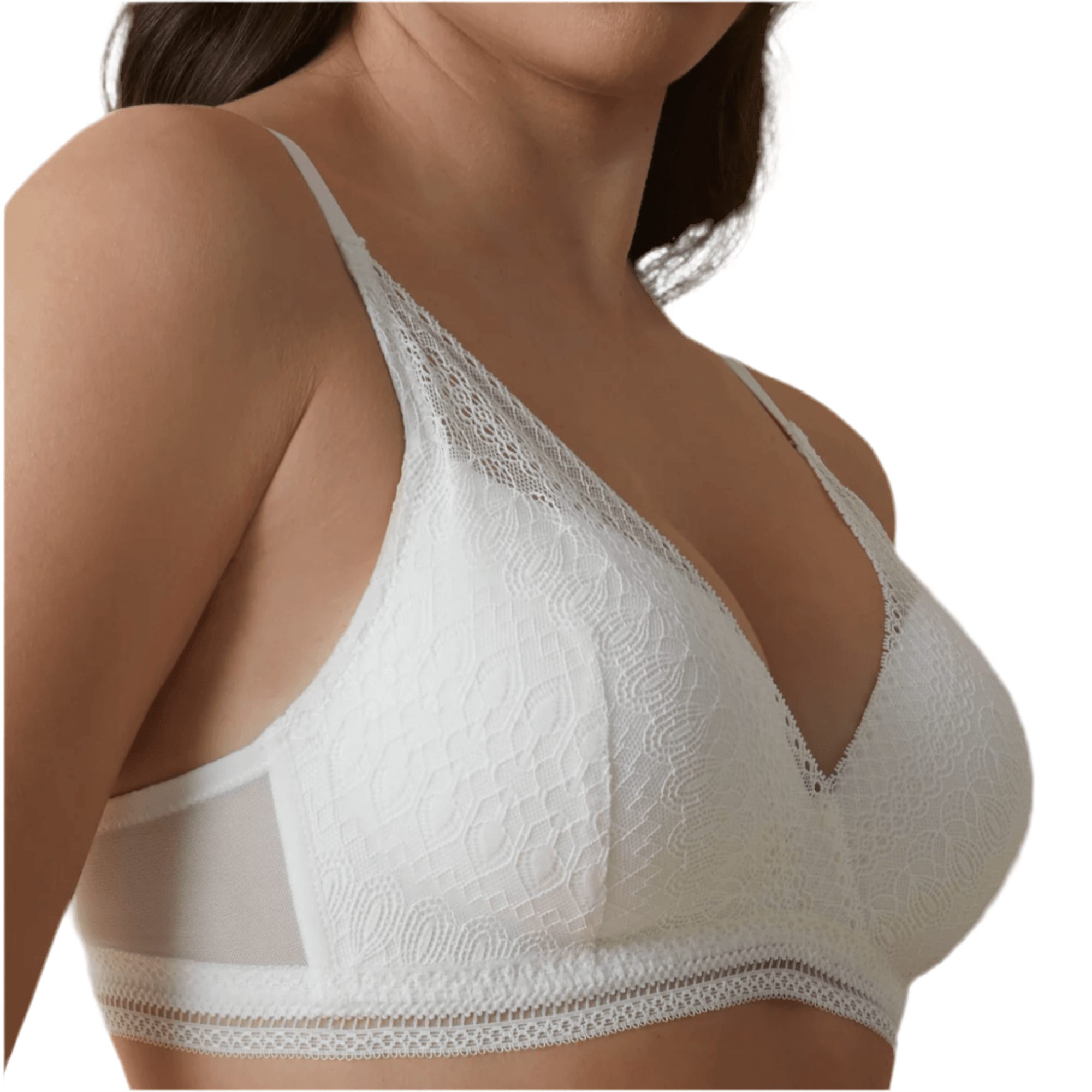 Reggiseno Senza Ferretto in Pizzo Selene Art. REGINA - Boutique dell'Intimo e del Neonato