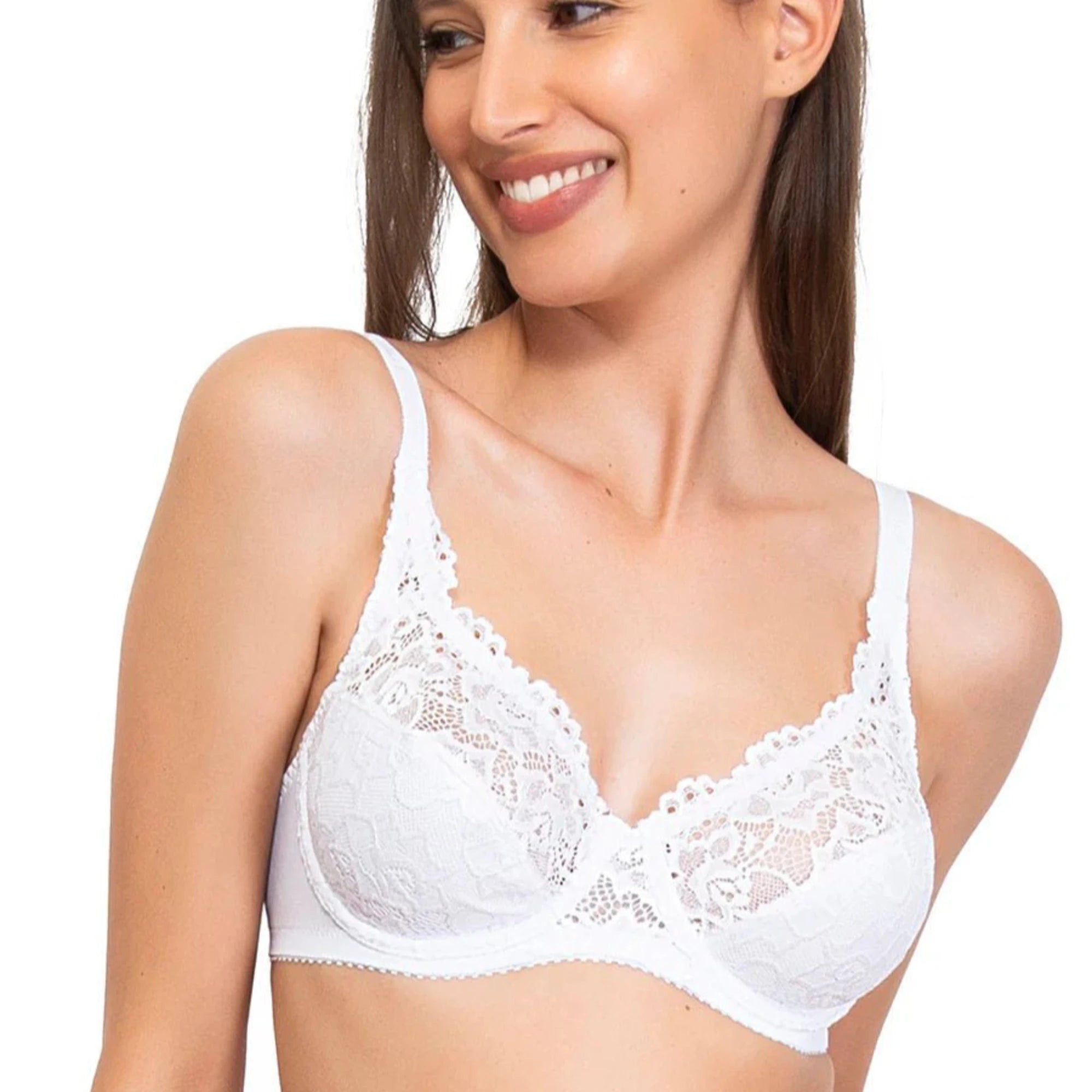 REGGISENO SIèLEI ART. 942 - FODERATO IN COTONE CON FERRETTO E PIZZO - BOUTIQUE INTIMO E NEONATO