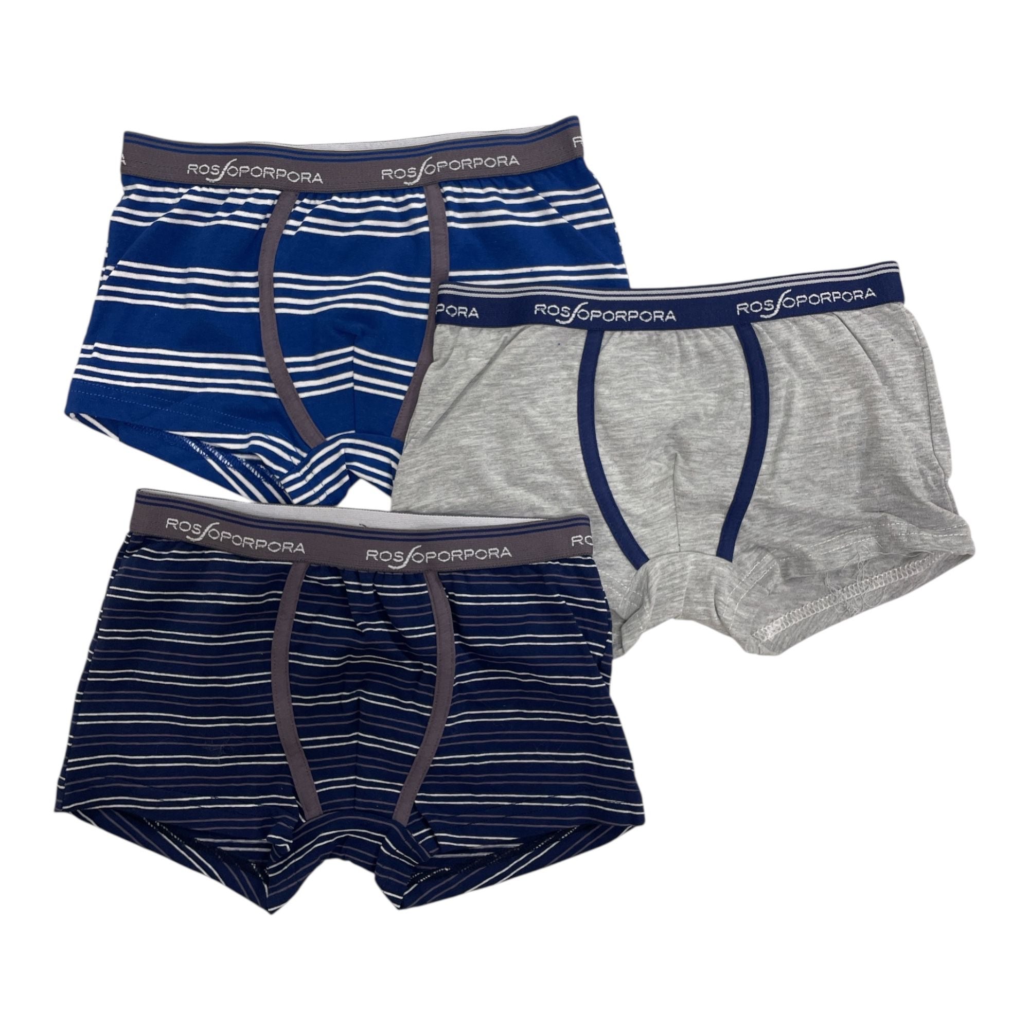 TRI - PACK BOXER BIMBO COTONE ELASTICIZZATO ROSSOPORPORA ART.BB526 - Boutique dell'Intimo e del Neonato
