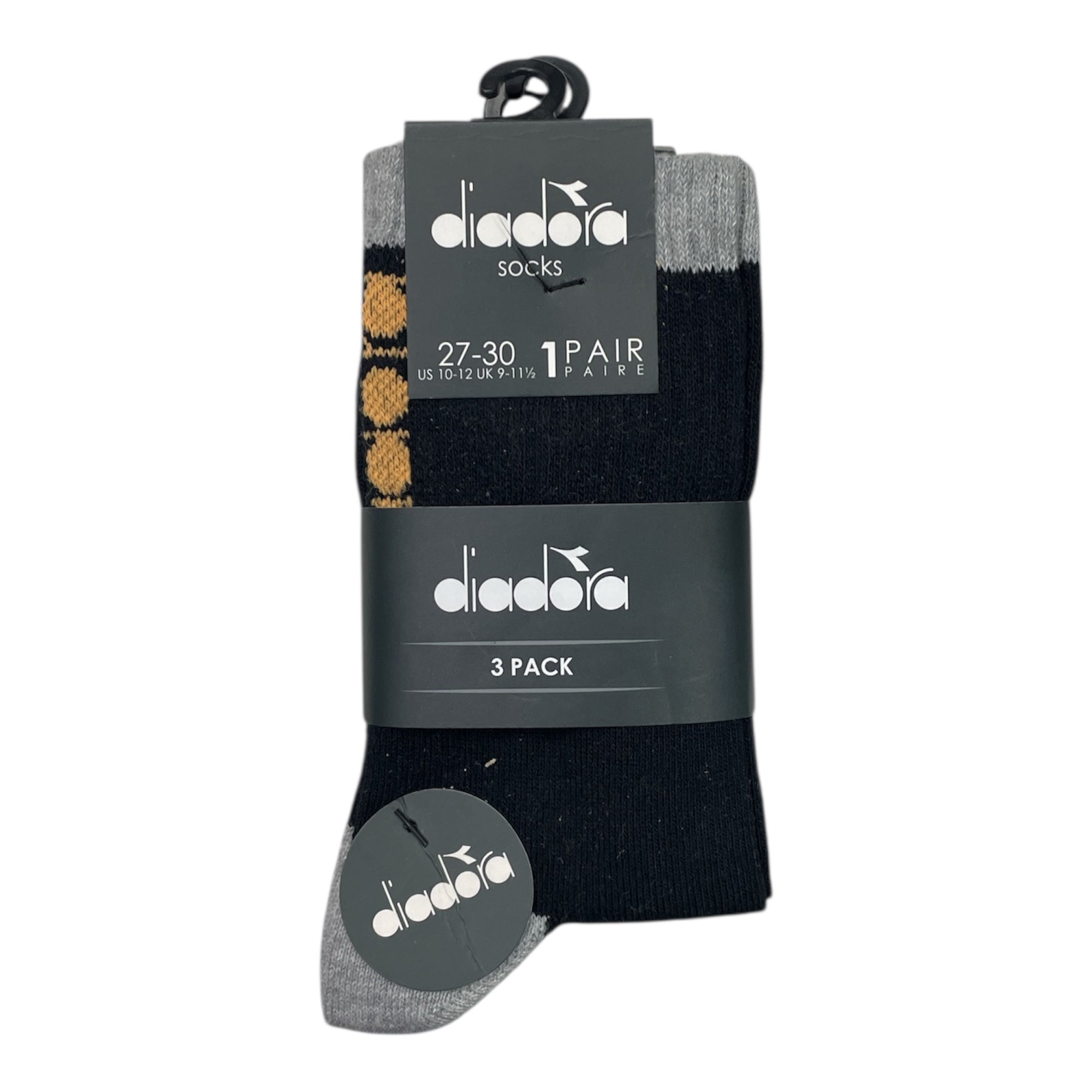 Tri - Pack Calza Corta Bimbo in Caldo Cotone Costina Diadora Art.D1945/3CD - Boutique dell'Intimo e del Neonato