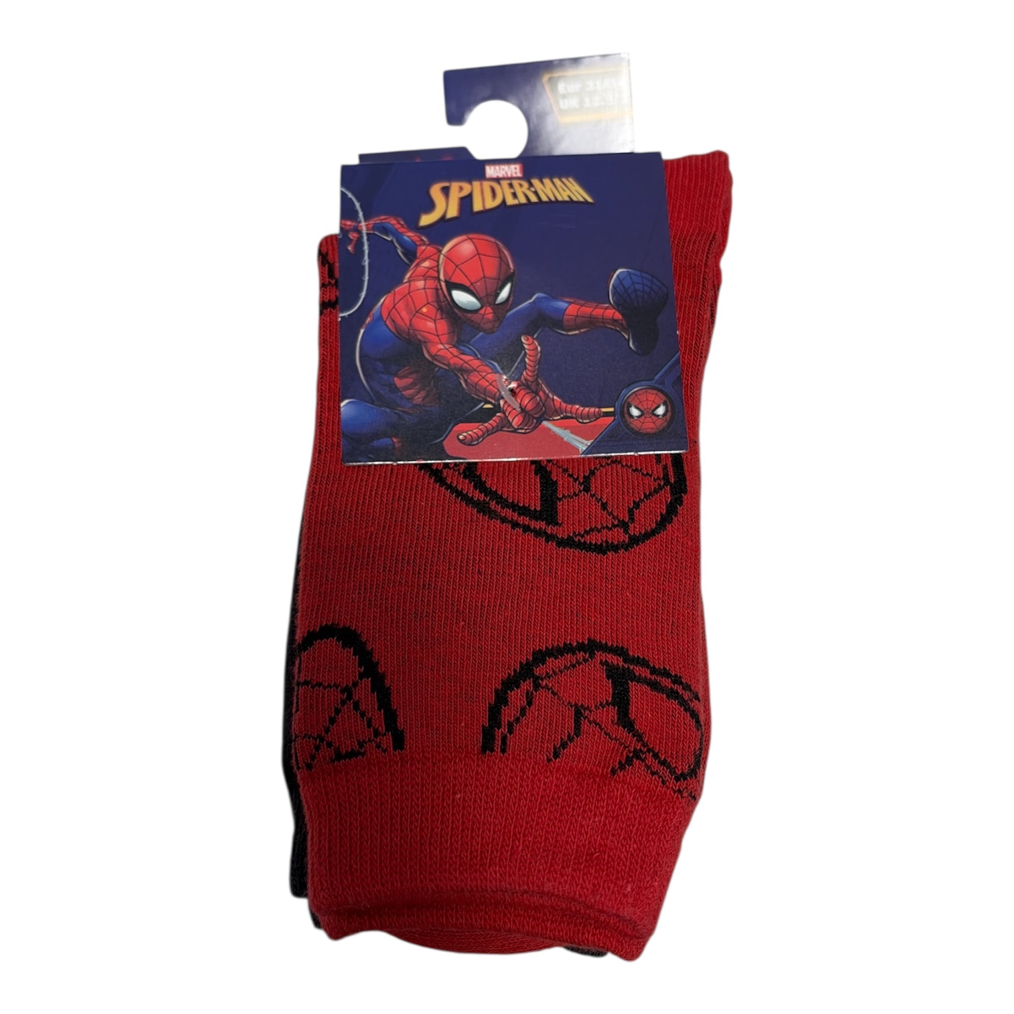 Tri - Pack Calza Corta Bimbo in Caldo Cotone SPIDERMAN Sun City Art.HY0604 - Boutique dell'Intimo e del Neonato