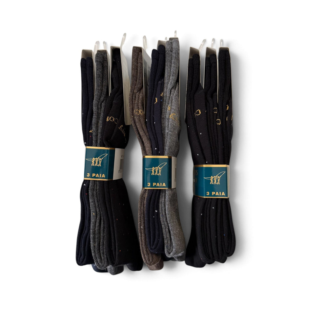 Tri-Pack Calza Corta Uomo Basic Pois Viscosa & Lana Henry Cotton's Art.HV104 - Boutique dell'Intimo e del Neonato