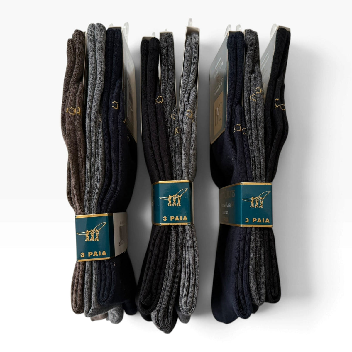 Tri-Pack Calza Corta Uomo Basic Viscosa & Lana Henry Cotton's Art.HV102 - Boutique dell'Intimo e del Neonato
