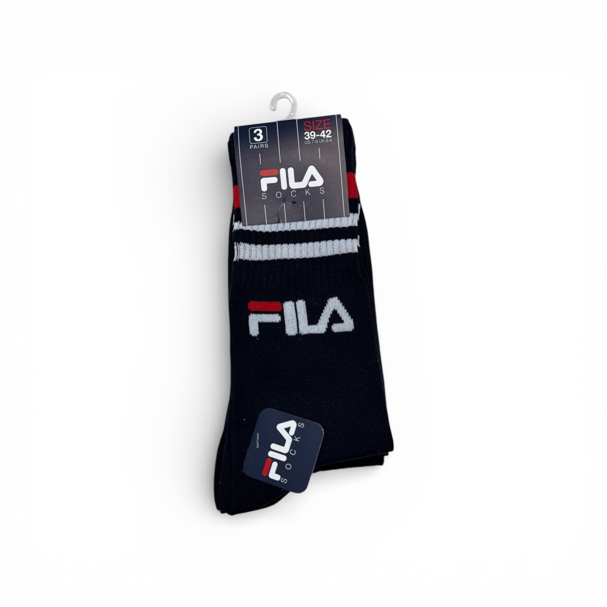 Tri - Pack Calza Corta Uomo Bike Fantasia in Cotone Fila Art.F9090 - Boutique dell'Intimo e del Neonato