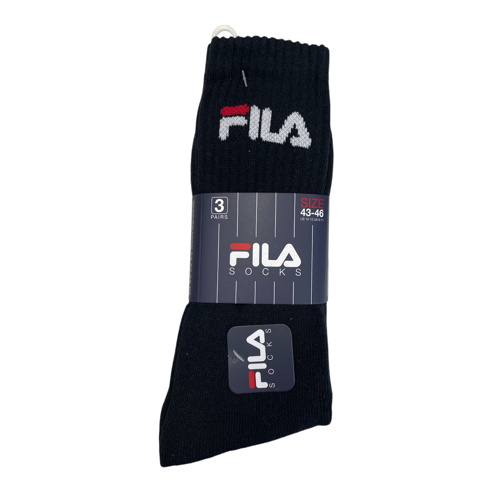 Tri - Pack Calza Corta Uomo in Spugna di Cotone Tennis Fila Art.F9505 - Boutique dell'Intimo e del Neonato