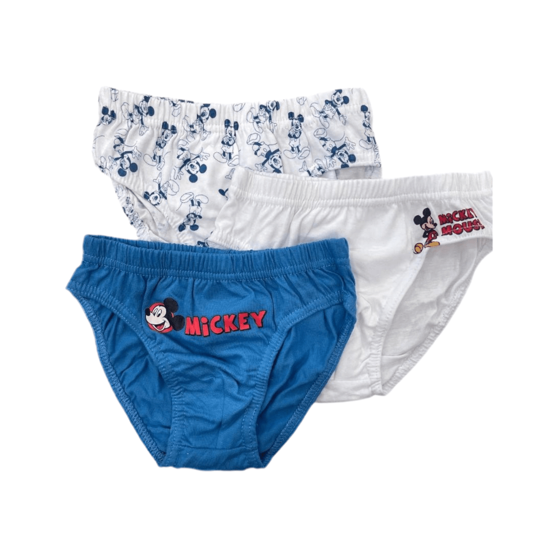 TRI - PACK SLIP BIMBO DISNEY MICKEY MOUSE ART.DY82G7401 - Boutique dell'Intimo e del Neonato