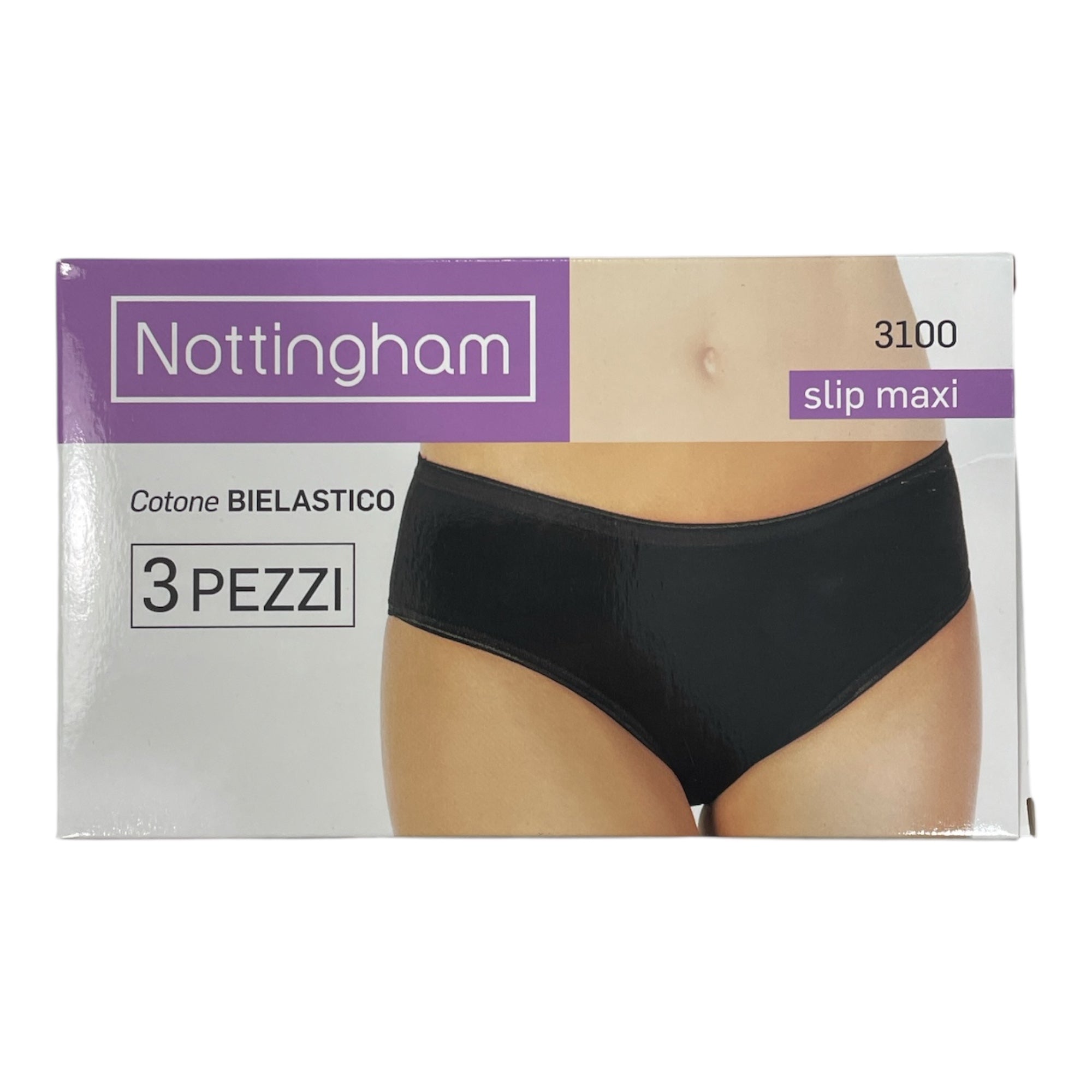 Tri - Pack Slip Donna Midi in Cotone Elasticizzato Nottingham Art.3100 - Boutique dell'Intimo e del Neonato