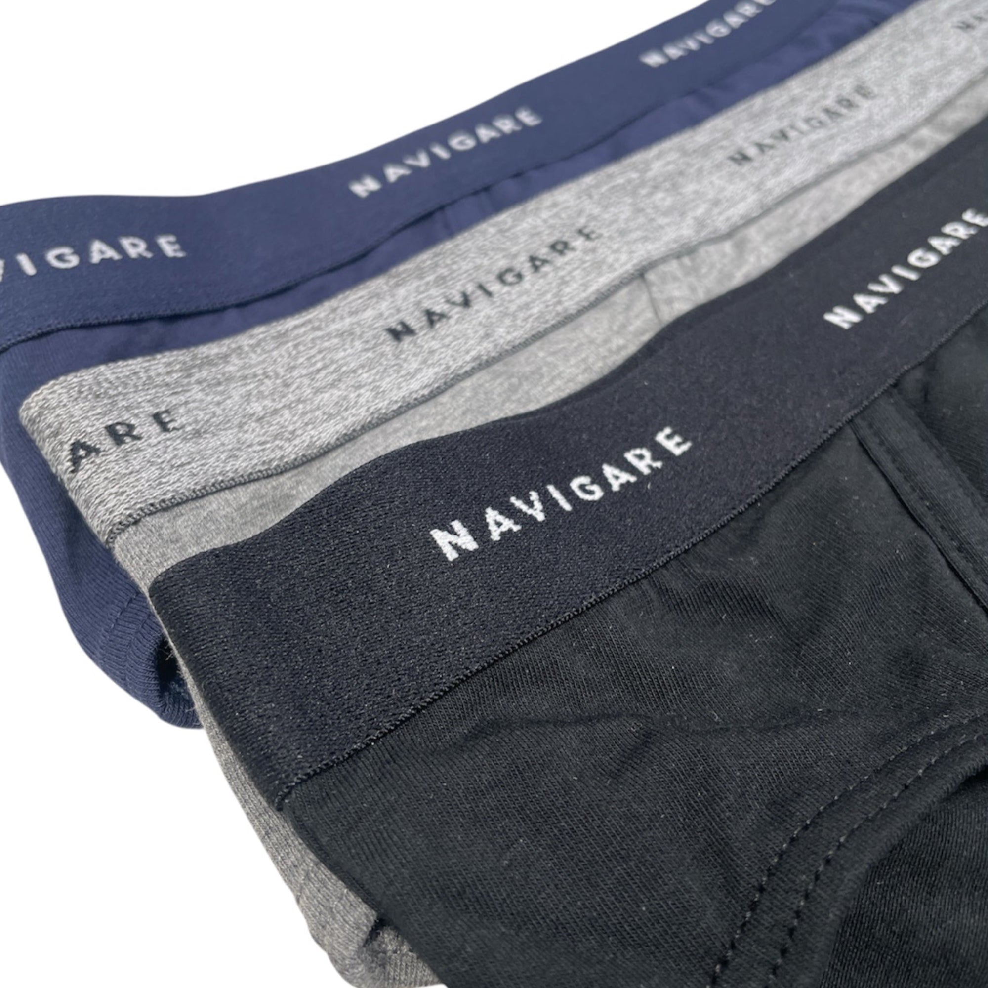 Tri - Pack Slip Uomo in Cotone con Elastico Esterno Navigare Art. 102T - BOUTIQUE INTIMO E NEONATO